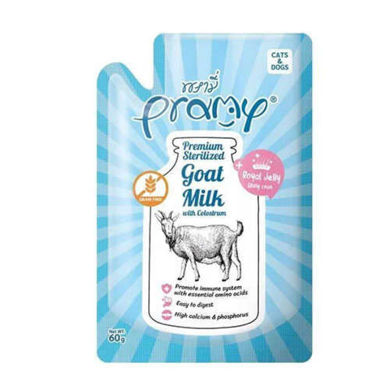 PRAMY YAVRU KEDİLER İÇİN ARI SÜTLÜ KEÇİ SÜTÜ 60 GR